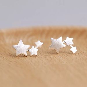 Stud Star Earrings sterling silver